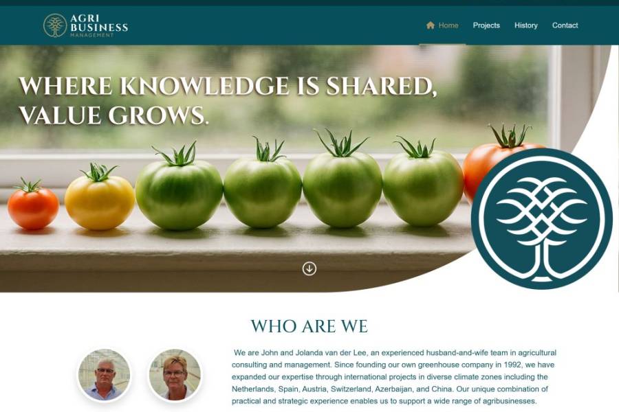 Website van Agri Business Management gaat live