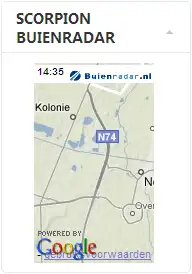 Scorpion Buienradar module