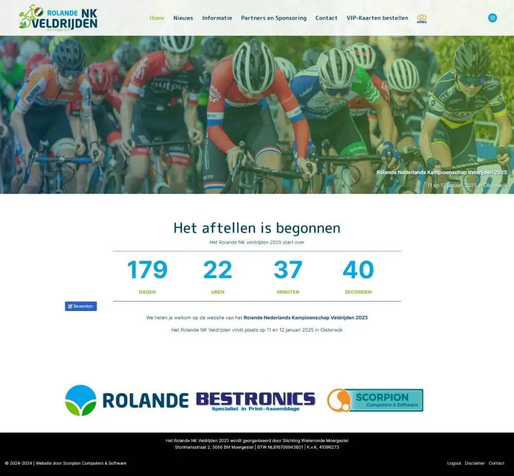 Nieuwe website: NK Veldrijden 2025