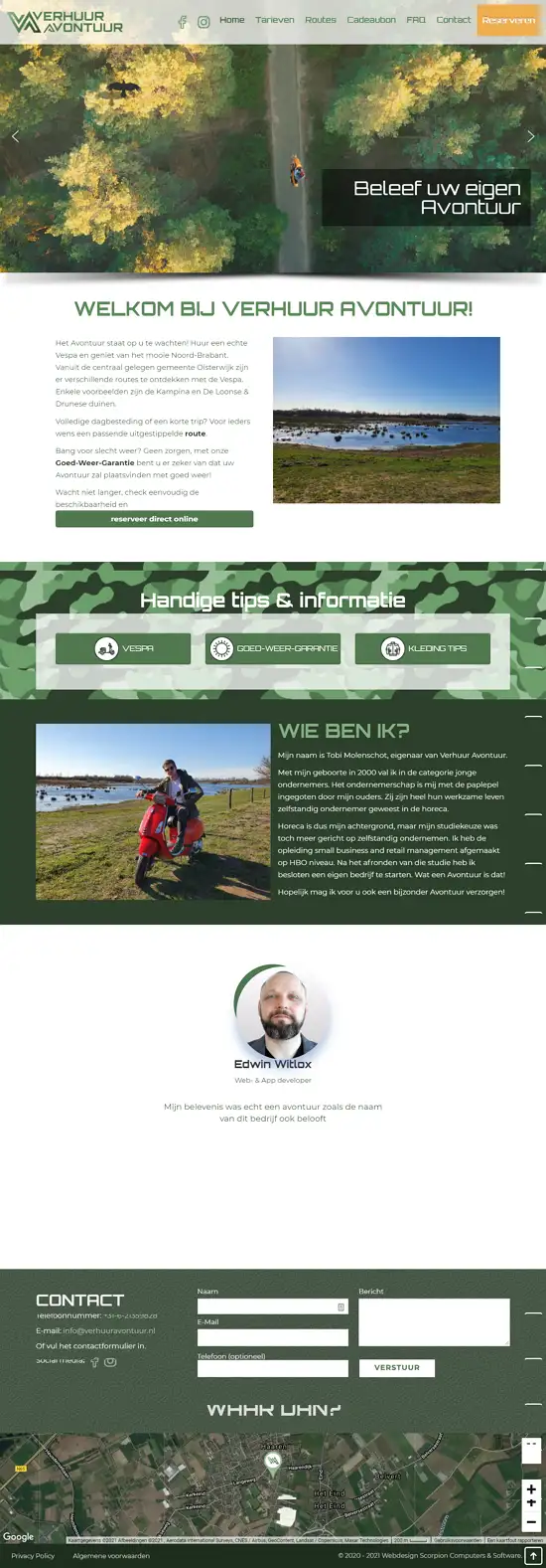 Het Verhuur Avontuur kan beginnen