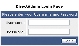directadmin login